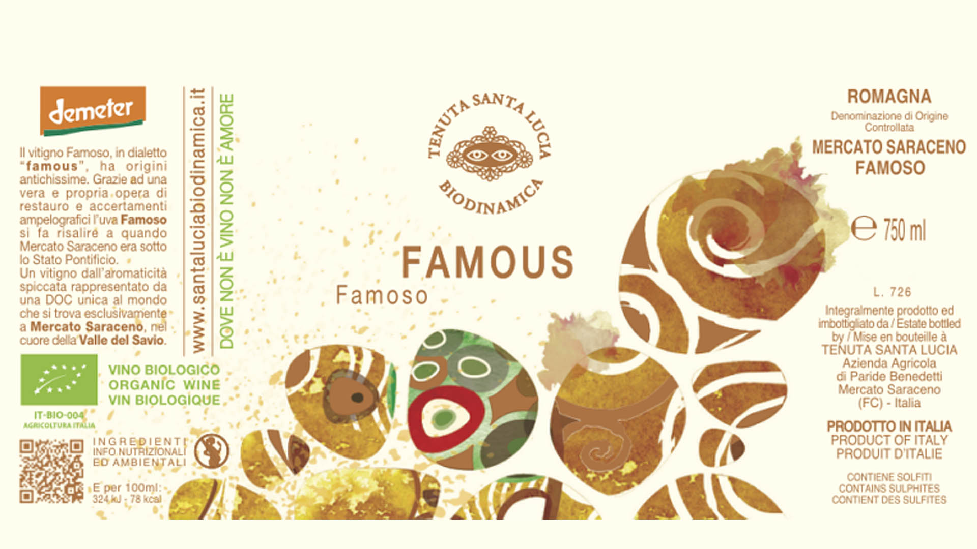 SANTA LUCIA Famous Romagna DOC, 0,75l